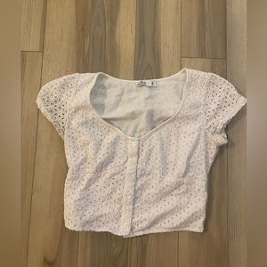 Lace crop top